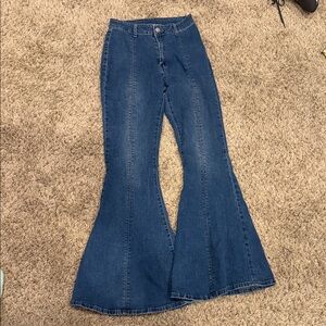 Altar'd State Dark Blue Flare Jeans